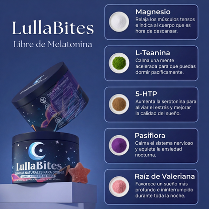 LullaBites: Gomitas naturales para dormir