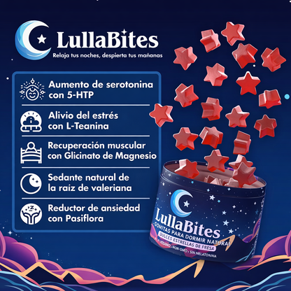 LullaBites: Gomitas naturales para dormir