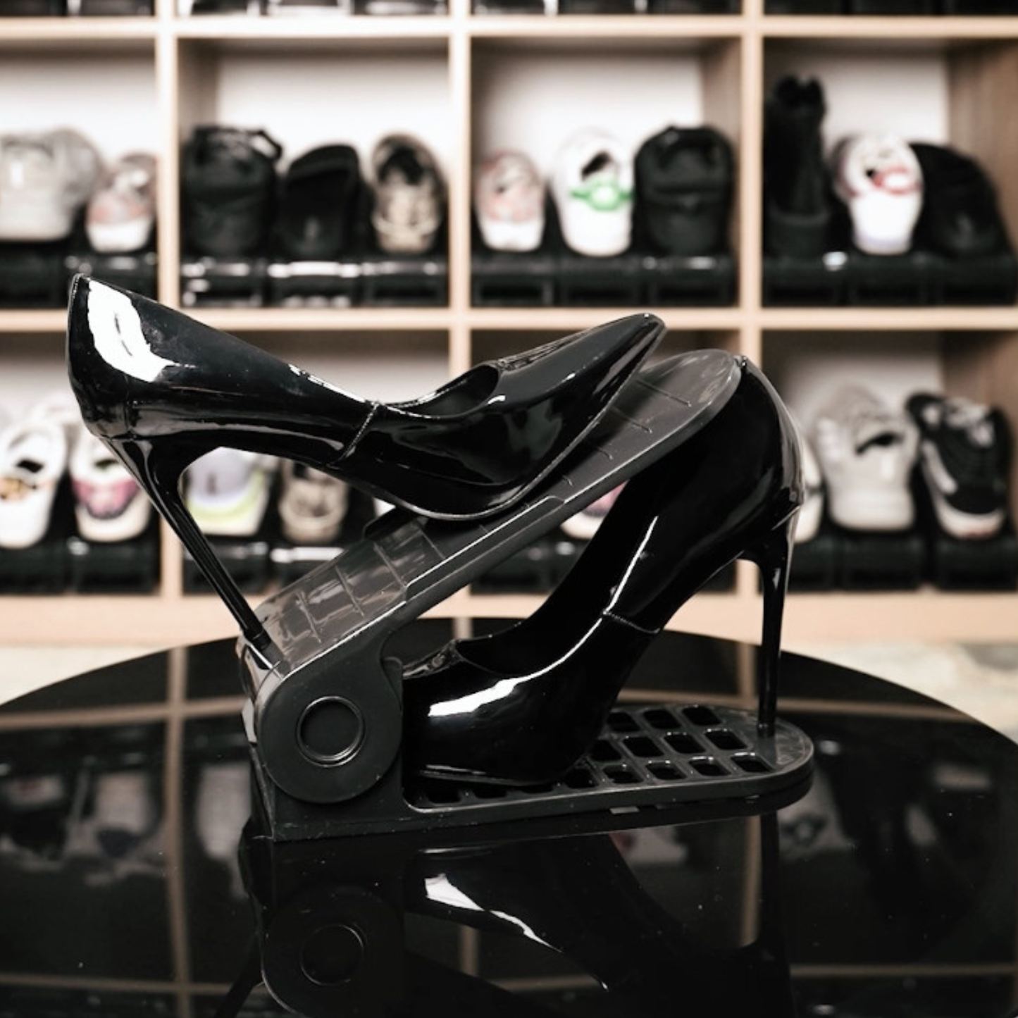 Organizador de Zapatos Ajustable de Doble Nivel Pack x20